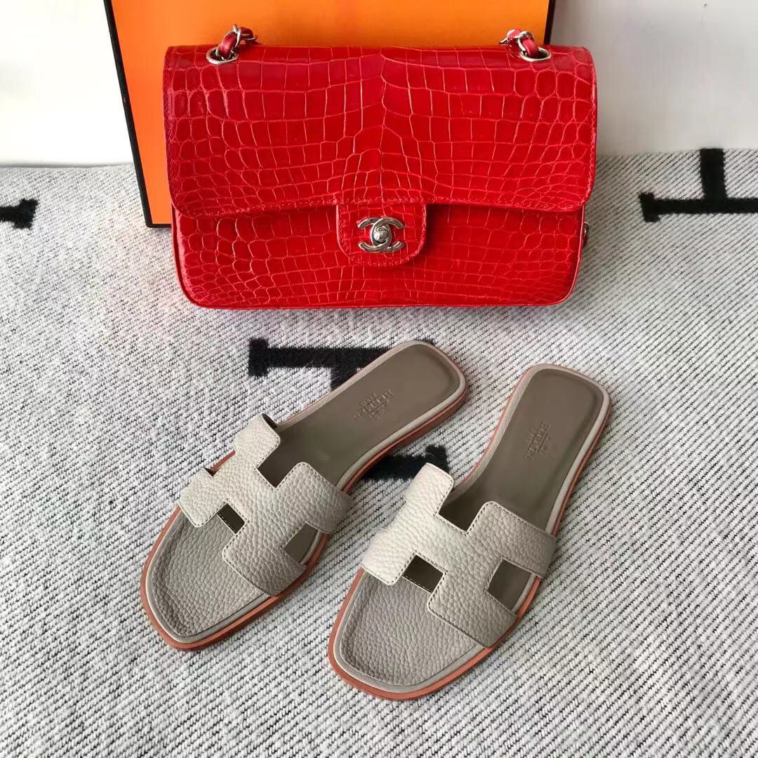 에르메스 올수공 오란 슬리퍼 샌들 토고 22